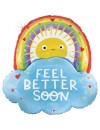 Balon Grabo 35'' Feel Better Soon Rainbow Sun