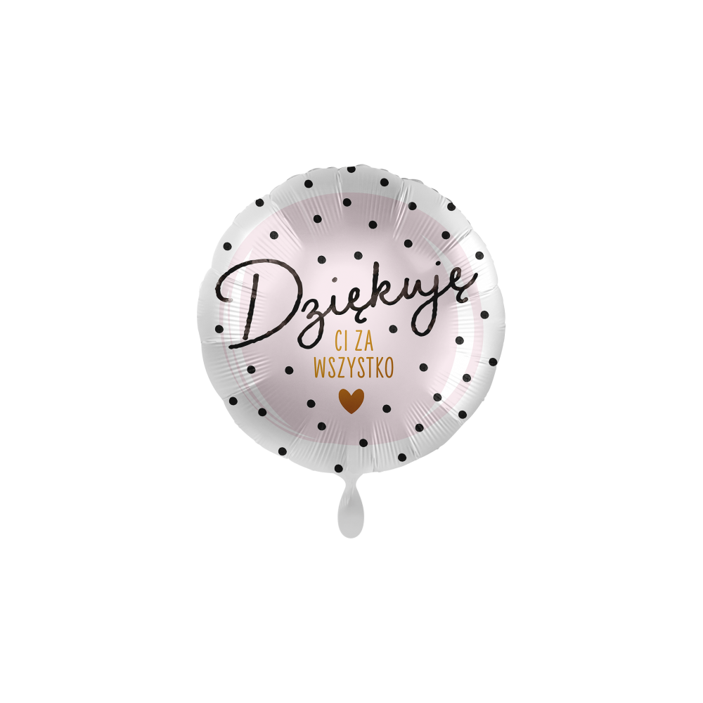 Balon foliowy 17'', Dziękuję Ci za wszystko