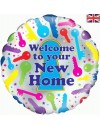 Balon foliowy 18'' Welcome To Your New Home