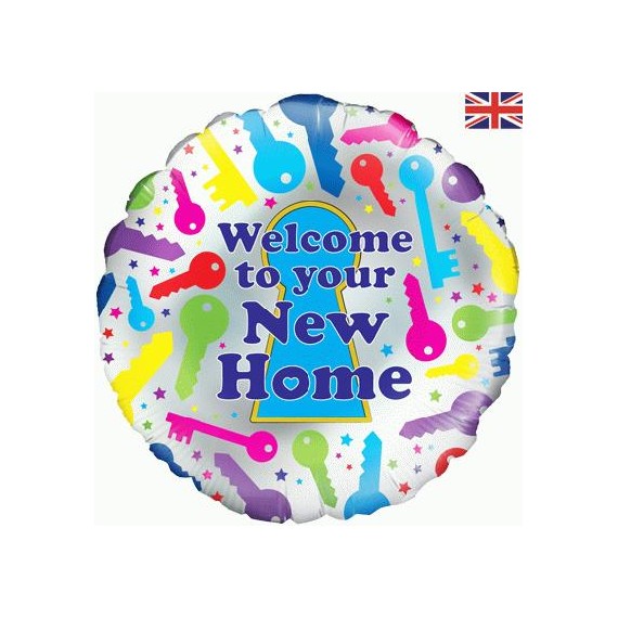 Balon foliowy 18'' Welcome To Your New Home