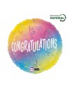 Balon foliowy 18'', Congrats Ombre