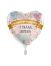 Balon foliowy 17'', Celebrate Pastel Wszystkiego Najlepszego