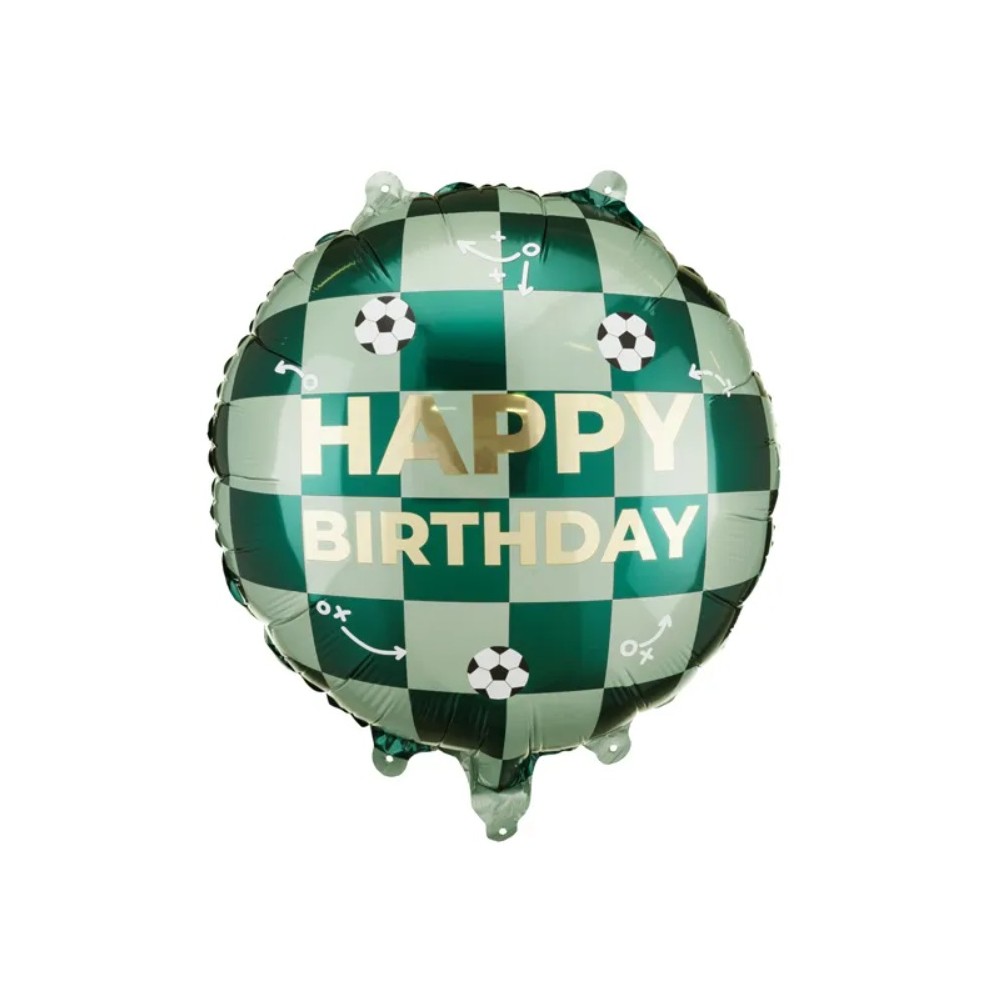 Balon foliowy Happy Birthday piłki, 35x35 cm