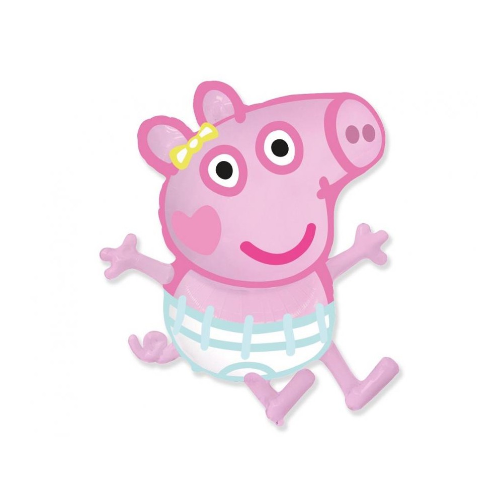 Balon foliowy 24", Peppa Pig, Evie