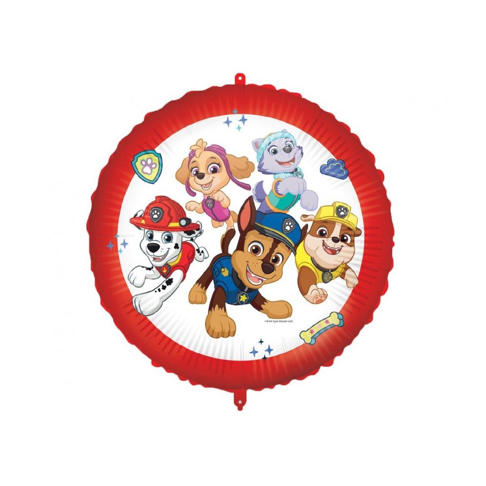 Balon foliowy 18",Paw Patrol - Ready For Action, Psi Patrol