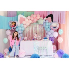 Balon foliowy serce Koci Domek Gabi, 35cm