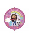 Balon foliowy, Koci Domek Gabi, 45cm