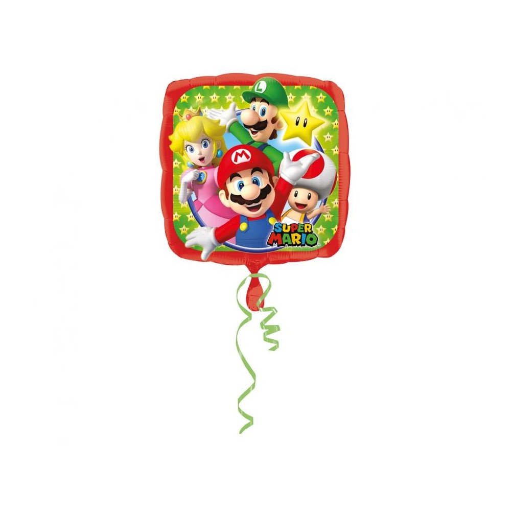 Balon foliowy 18", Mario Bros
