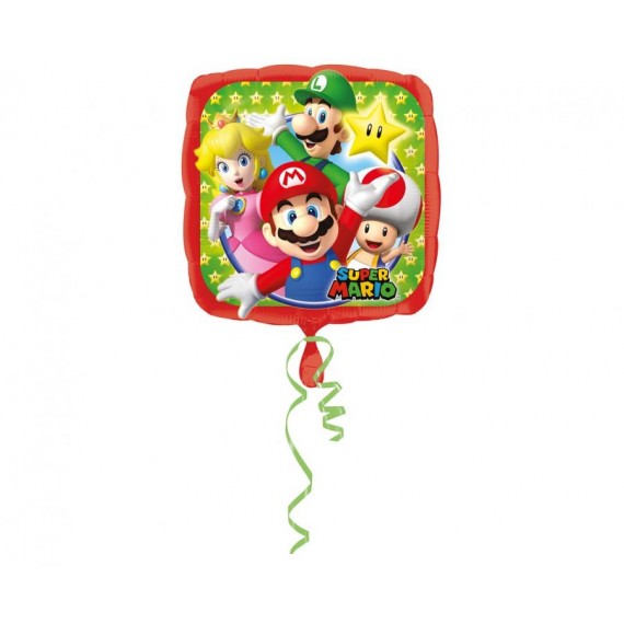 Balon foliowy 18", Mario Bros