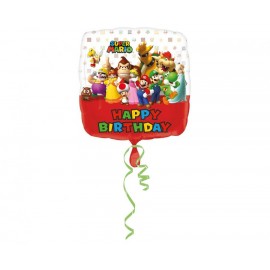 Balon foliowy 18", Mario...