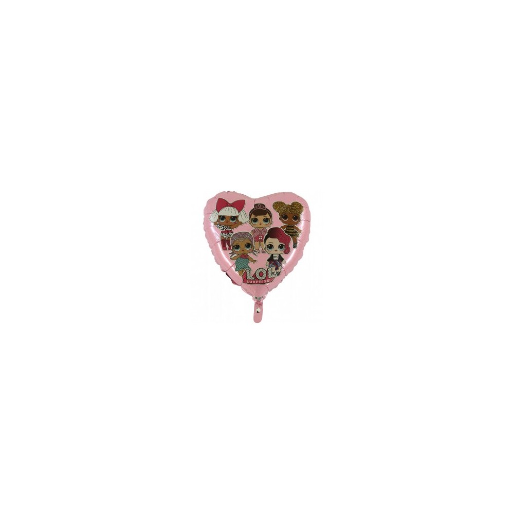 Balon foliowy 18'', LOL różowy