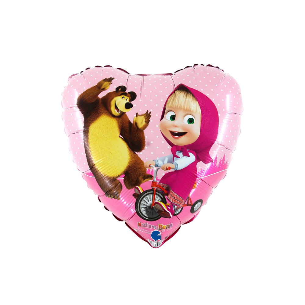 Balon foliowy 18'', Masha i Niedźwiedź