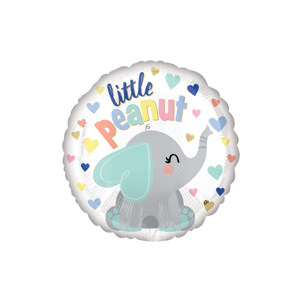 Balon foliowy 18'', Little Peanut, słonik