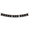 Baner Happy New Year, czarny, 15 x 170 cm