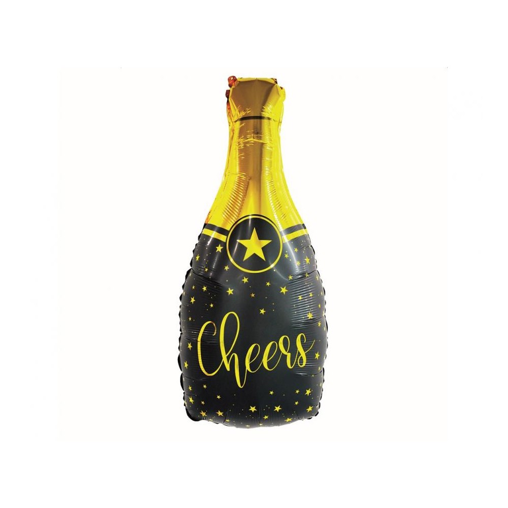Balon foliowy Szampan - Cheers, 35x76 cm