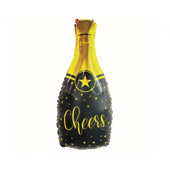 Balon foliowy Szampan - Cheers, 35x76 cm