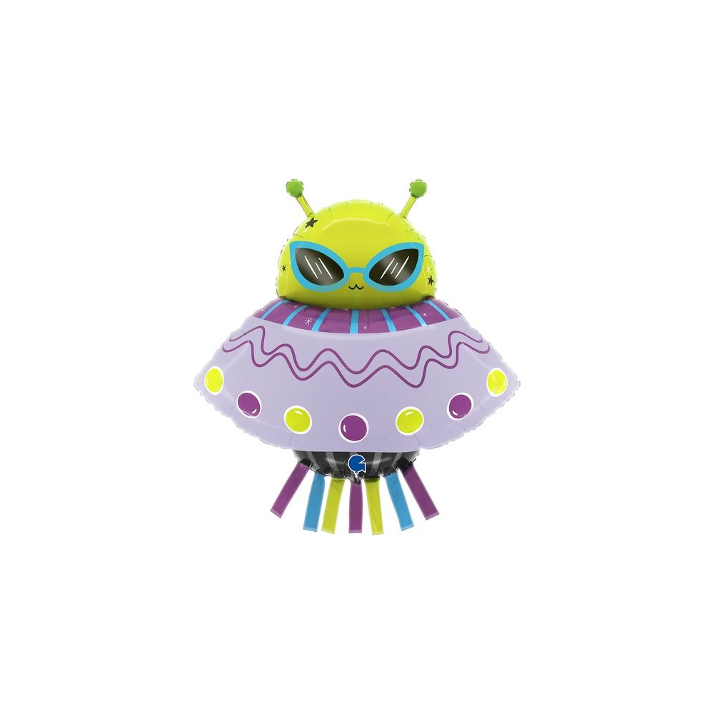 Balon foliowy 29'', Funky Alien, UFO, Kosmita