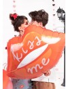 Balon foliowy Usta, 86.5x65 cm