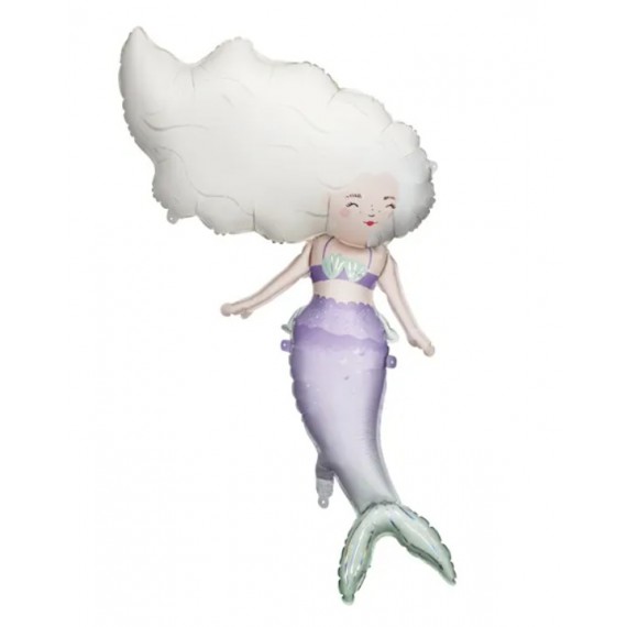 Balon foliowy Syrena, 72x52 cm