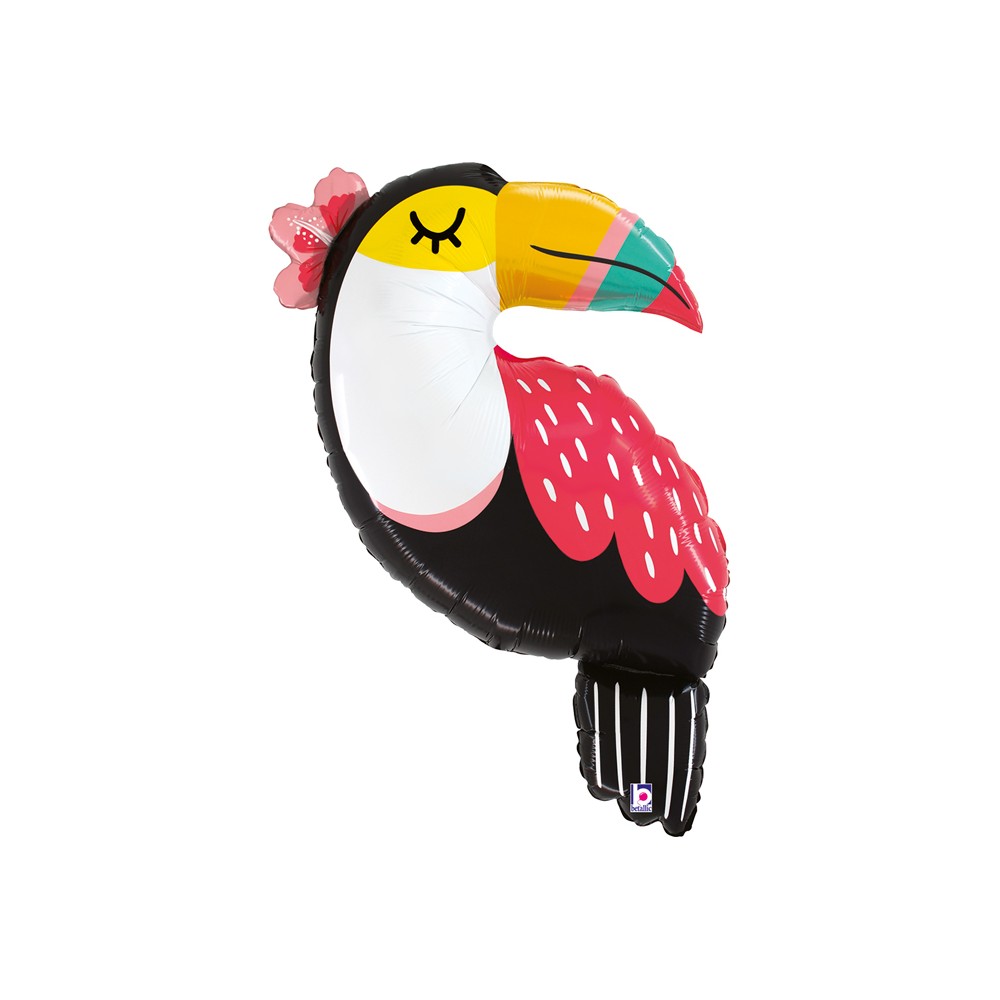 Balon foliowy 40'', Summer Toucan, Tukan