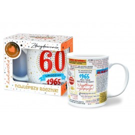 Kubek 60 urodziny rocznik 1965