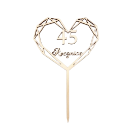 Topper drewniany - 45...