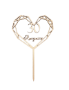 Topper drewniany - 30 Rocznica, 19 cm