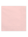 Serwetki papierowe, jasny różowy, 33x33cm