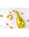 Balon foliowy szampan - Happy New Year 82cm, złoty