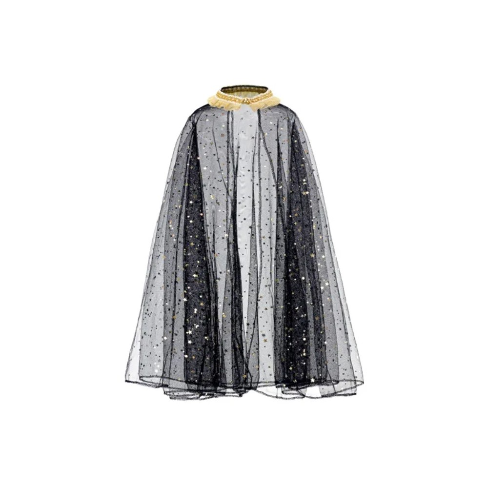 Strój dla dziewczynki - Peleryna, czarna