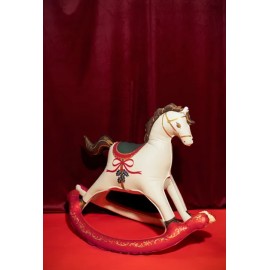 Balon foliowy świąteczny Koń na biegunach, 118x104 cm