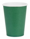 Kubeczki papierowe, ciemny zielony, 250ml