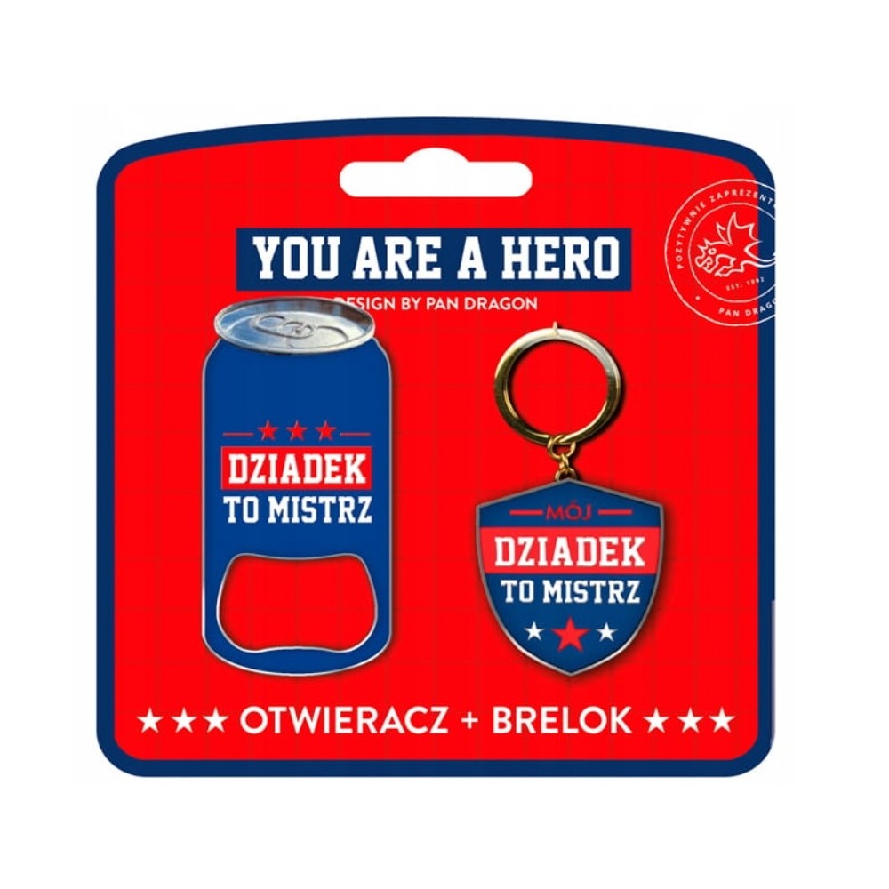 Brelok i otwieracz Dziadek to mistrz