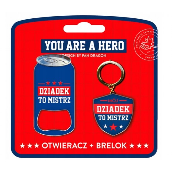 Brelok i otwieracz Dziadek to mistrz