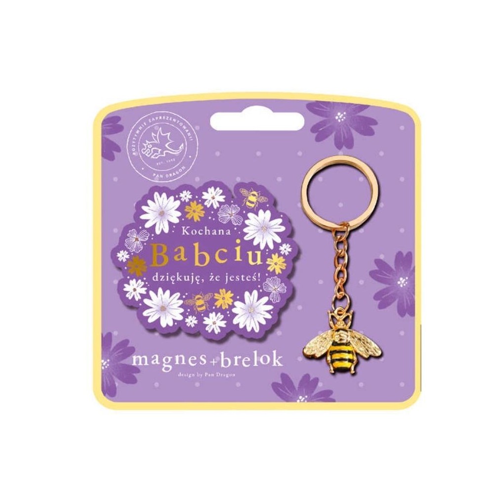 Brelok i magnes Kochana Babciu