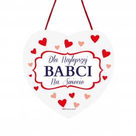 Tabliczka serce Dla...