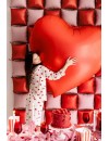 Balon foliowy Serce XXXL, 136x129 cm, czerwony