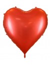 Balon foliowy Serce XXXL, 136x129 cm, czerwony