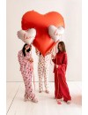 Balon foliowy Serce XXXL, 136x129 cm, czerwony
