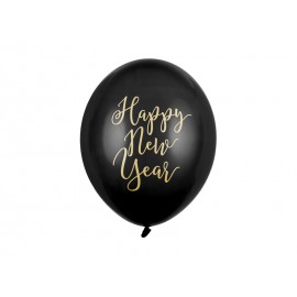 Balon lateksowy czarny z...