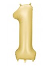 Balon foliowy Cyfra '1', 86cm, złoty