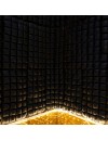 Balon foliowy kurtyna, czarny, 55x110 cm