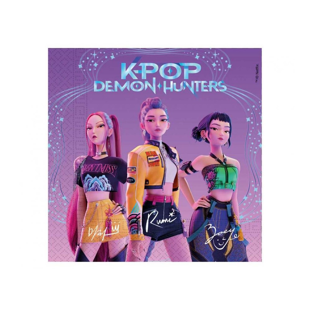 Serwetki papierowe K-POP DEMON HUNTERS 33X33 20 szt.