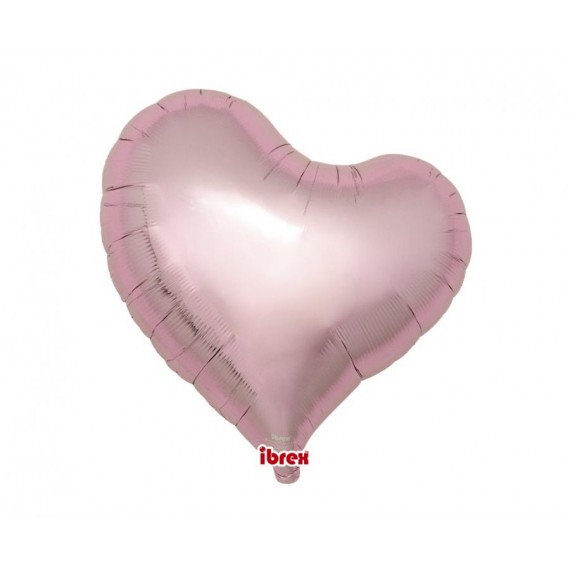 Balon foliowy serce jasny róż