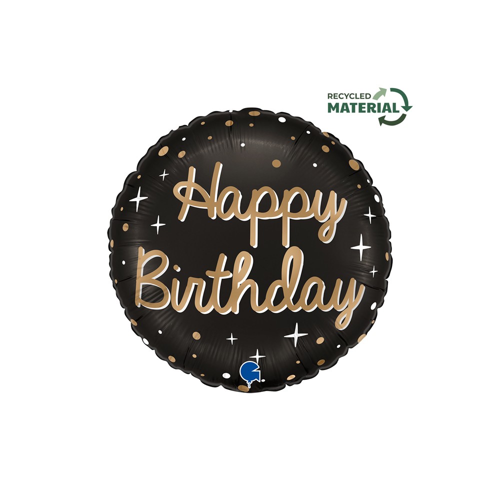 Balon foliowy 18'', Sparkling Birthday