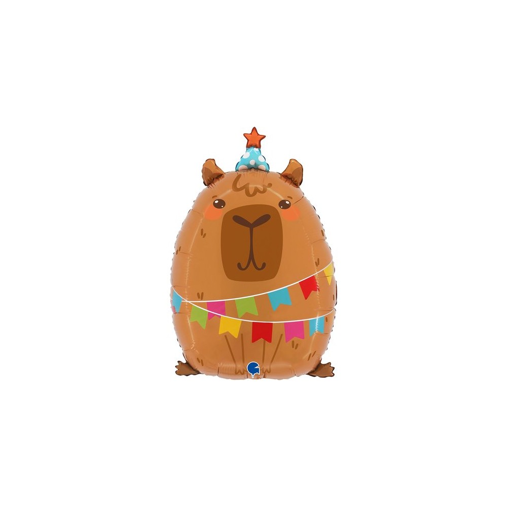Balon foliowy 23'', Party Capybara, Kapibara