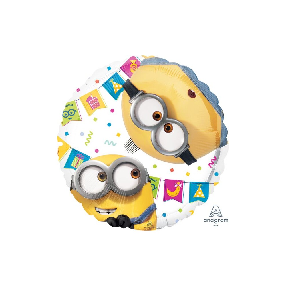 Balon foliowy 18", Minionki