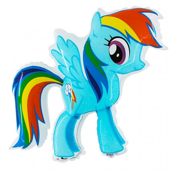 Balon foliowy 33'' My Little Pony rainbow dash