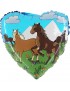 Balon foliowy 18'' Konie w...
