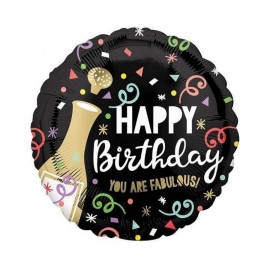 Balon foliowy 18", Happy...